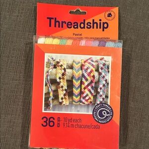 DMC Threadship Pastel Craft Thread Friendship Bracelet Craft Set NEW